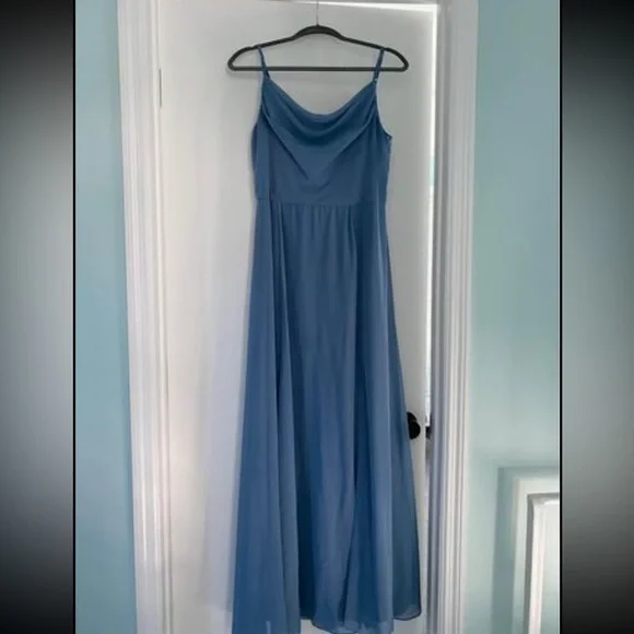 David's Bridal | Dresses | Steel Blue Long Dress Size 2 | Poshmark David's Bridal | Dresses | Steel Blue Long Dress Size 2 | Poshmark
